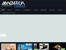 Tablet Screenshot of magnoliachurch.net